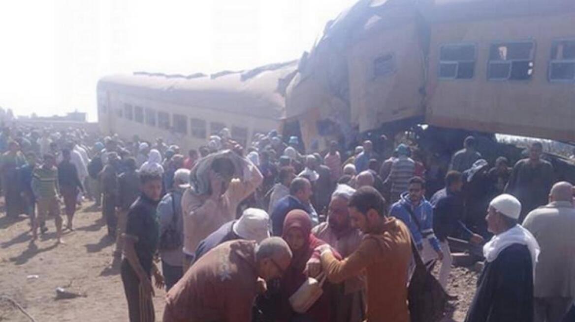 Αίγυπτος: Φονική σύγκρουση τρένων - Τουλάχιστον 16 νεκροί