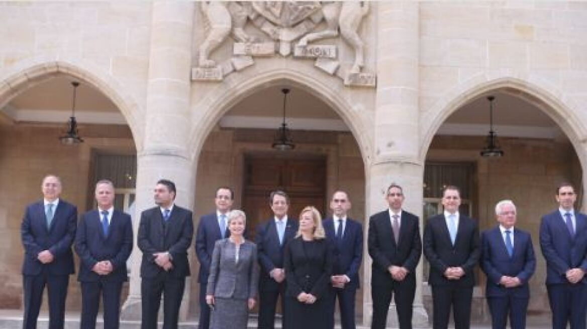 Ορκίστηκε το νέο υπουργικό συμβούλιο της Κύπρου