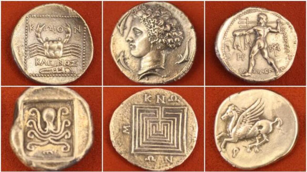 New exhibition features coins used in ancient Greece
