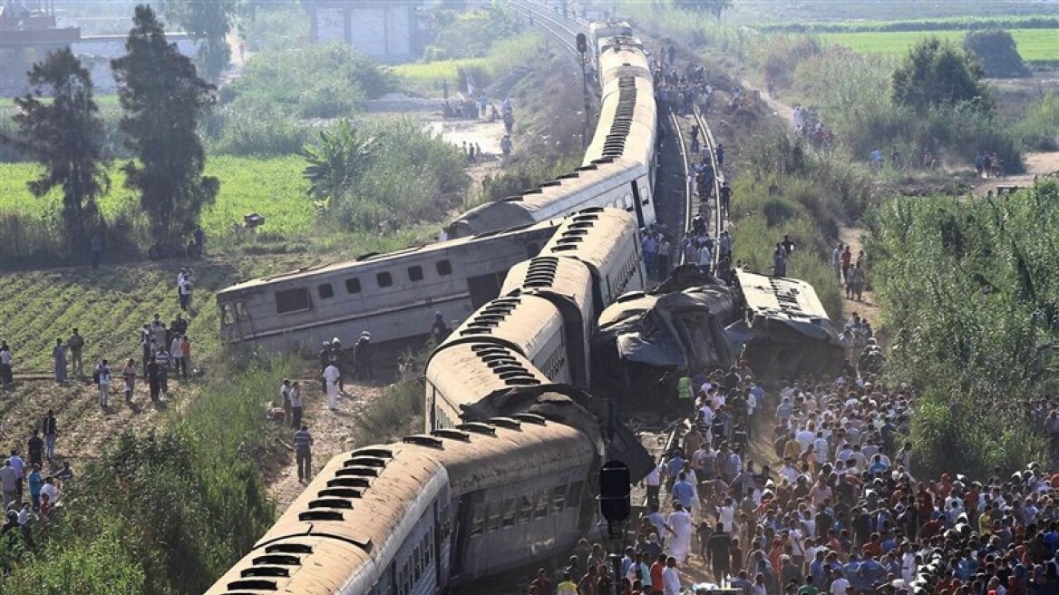 Αίγυπτος: Επτά τελικά οι νεκροί από την σύγκρουση των τρένων