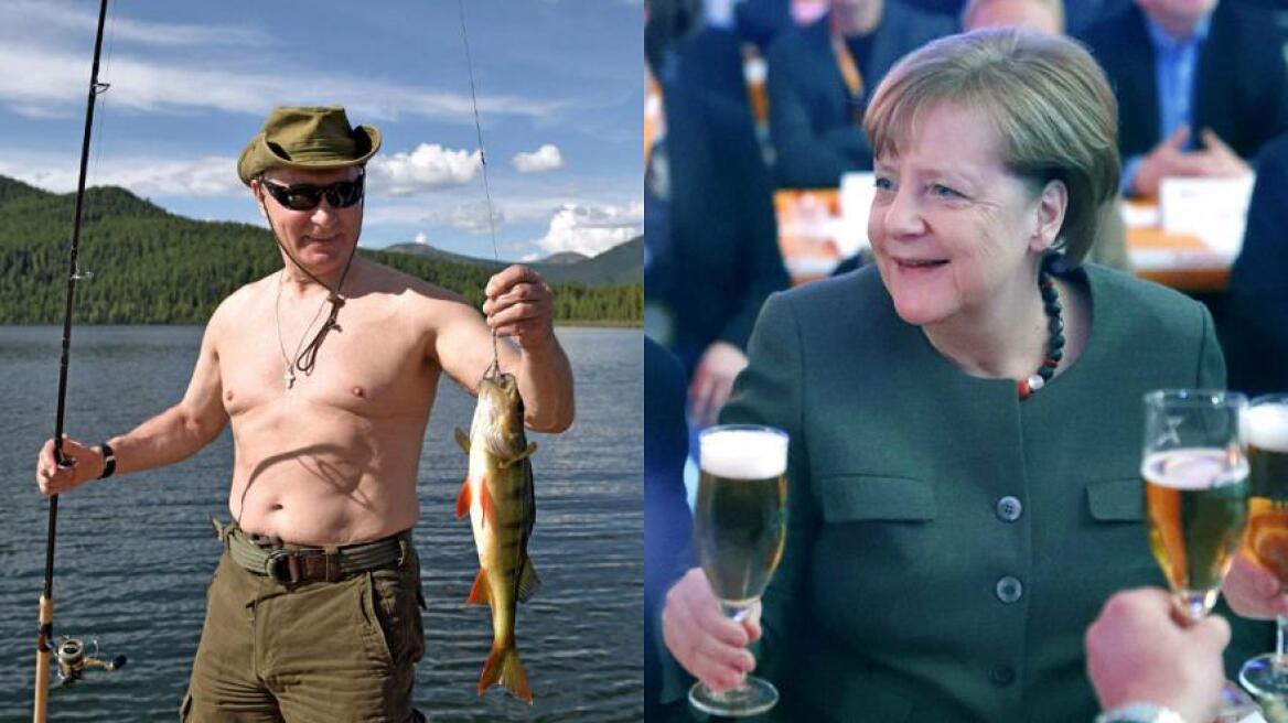 Πούτιν: Η Ανγκελα μου στέλνει δώρο μπύρες