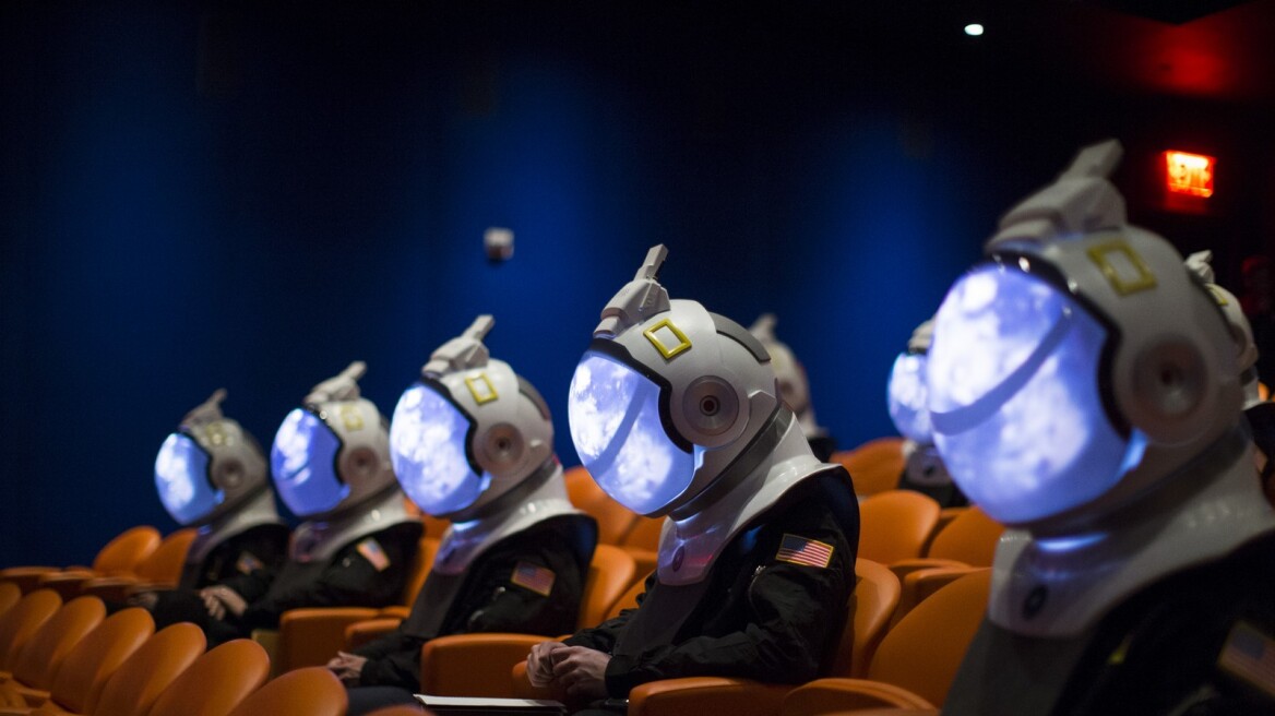 National Geographic built “Space Projection Helmets” for its new show
