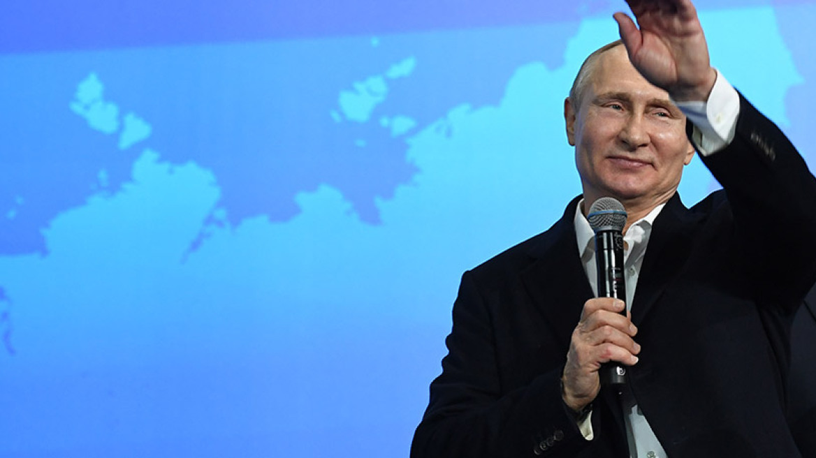 «Τσάρος» ξανά μέχρι το 2024 με 76,65% ο Πούτιν: Δεν θα μείνω μέχρι και τα 100 λέει ο ίδιος