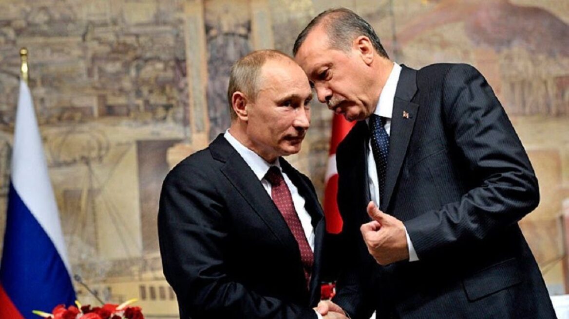 Ο Ερντογάν συνεχάρη τον Πούτιν για την νίκη του και την συνεργασία τους στη Συρία