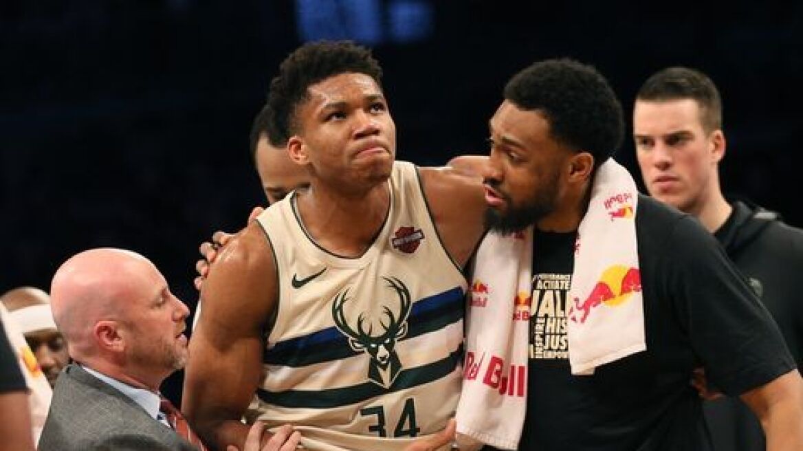 Antetokounmpo leaves with injury in Bucks’ loss to Clippers (VIDEO)