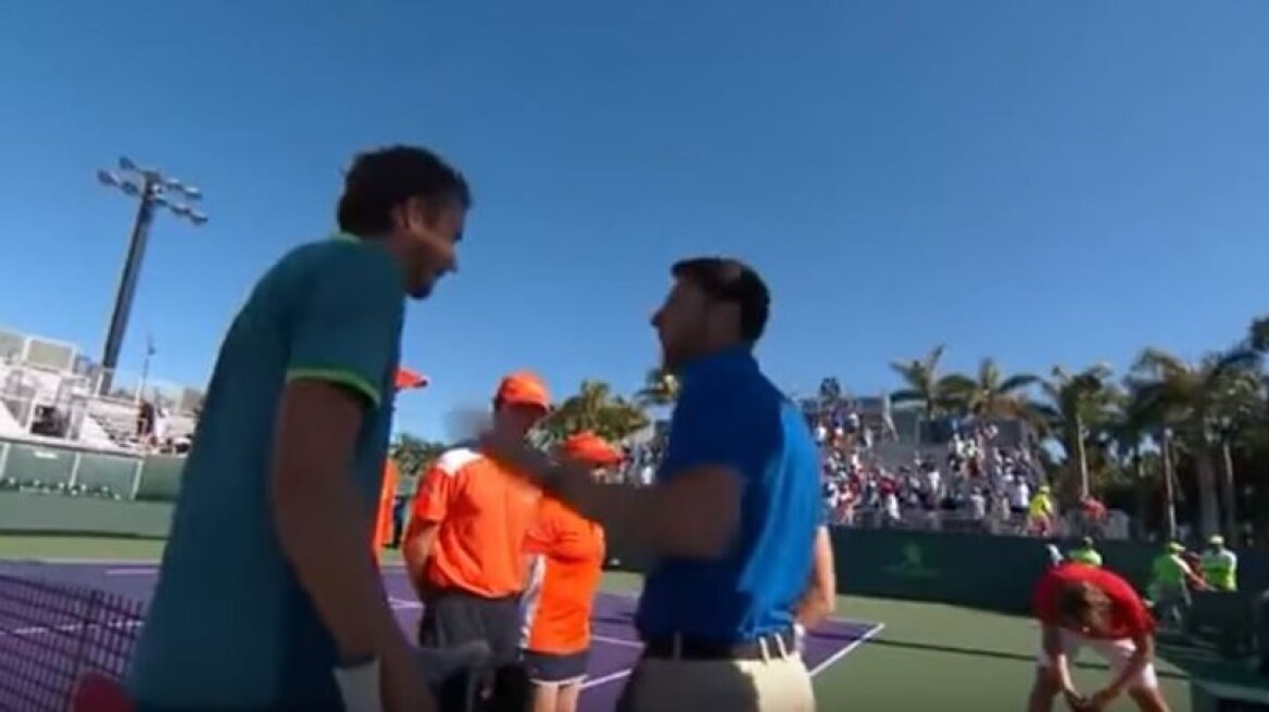 Greek tennis player allegedly says “Bullshit Russian player” to Russian opponent (video)