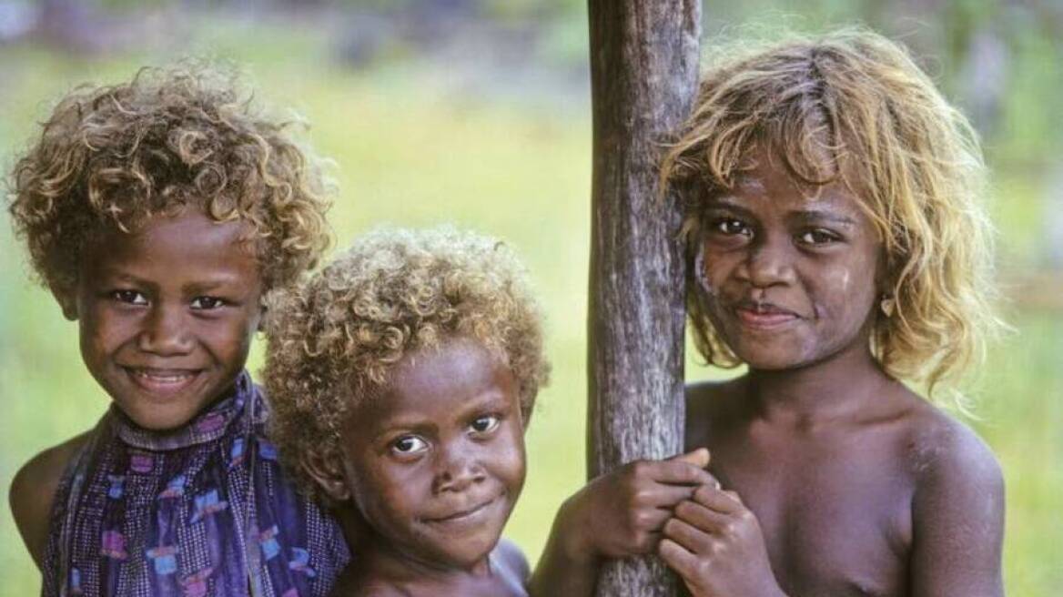 blonde-melanesian