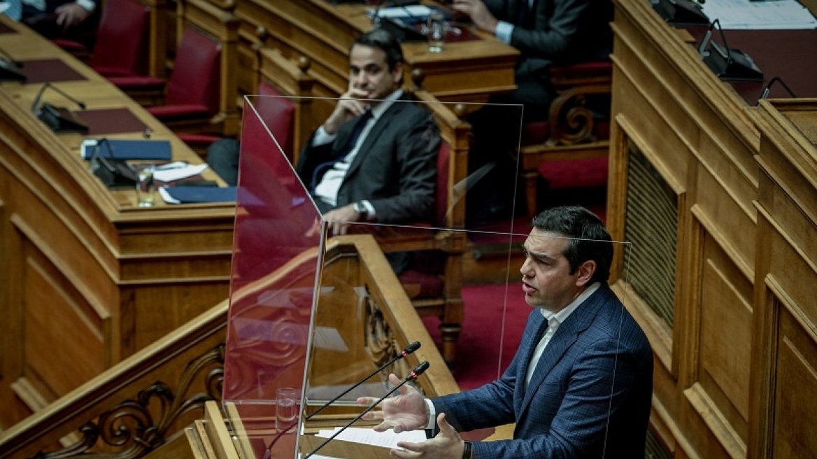 mitsotakis_tsipras_vouli