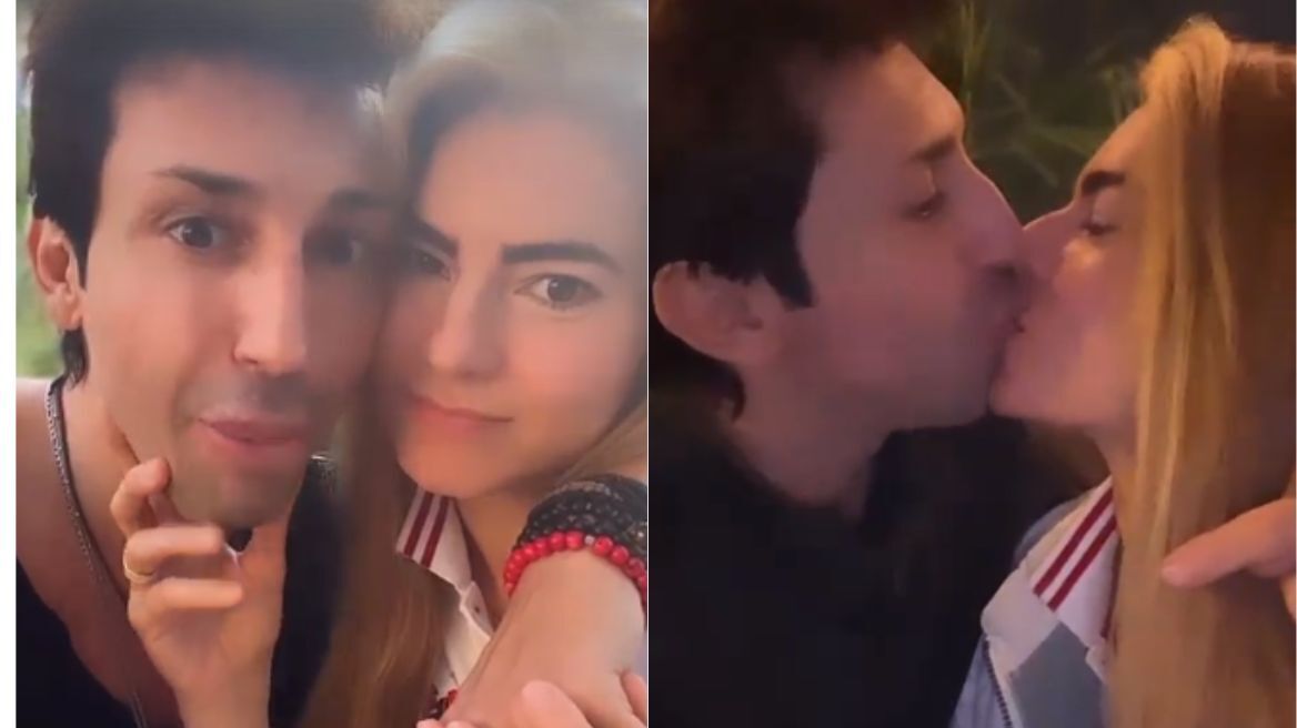 Κωνσταντίνος Εμμανουήλ: Τα παθιασμένα φιλιά με τη σύντροφό του στο Instagram