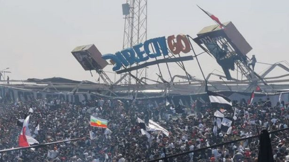Χιλή: Σοκαριστικές εικόνες στο «Μονουμεντάλ», κατέρρευσε κερκίδα γεμάτη οπαδούς - Δείτε βίντεο