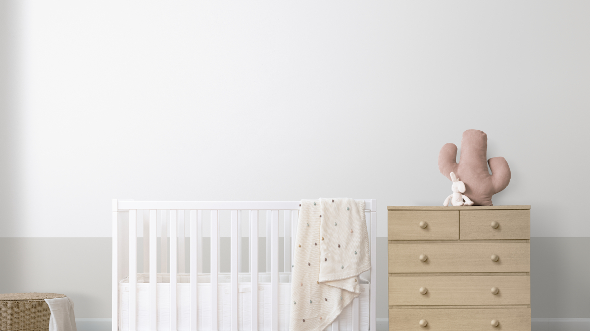 white-crib-minimal-nursery-room