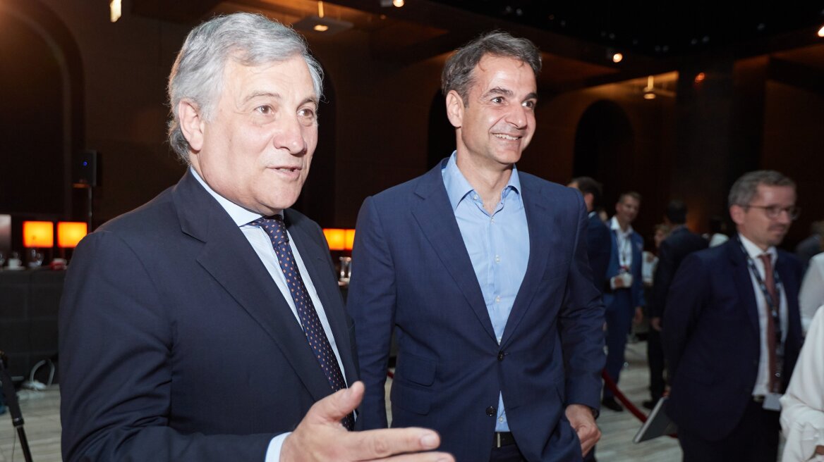 Antonio_Tajani_mitsotakis