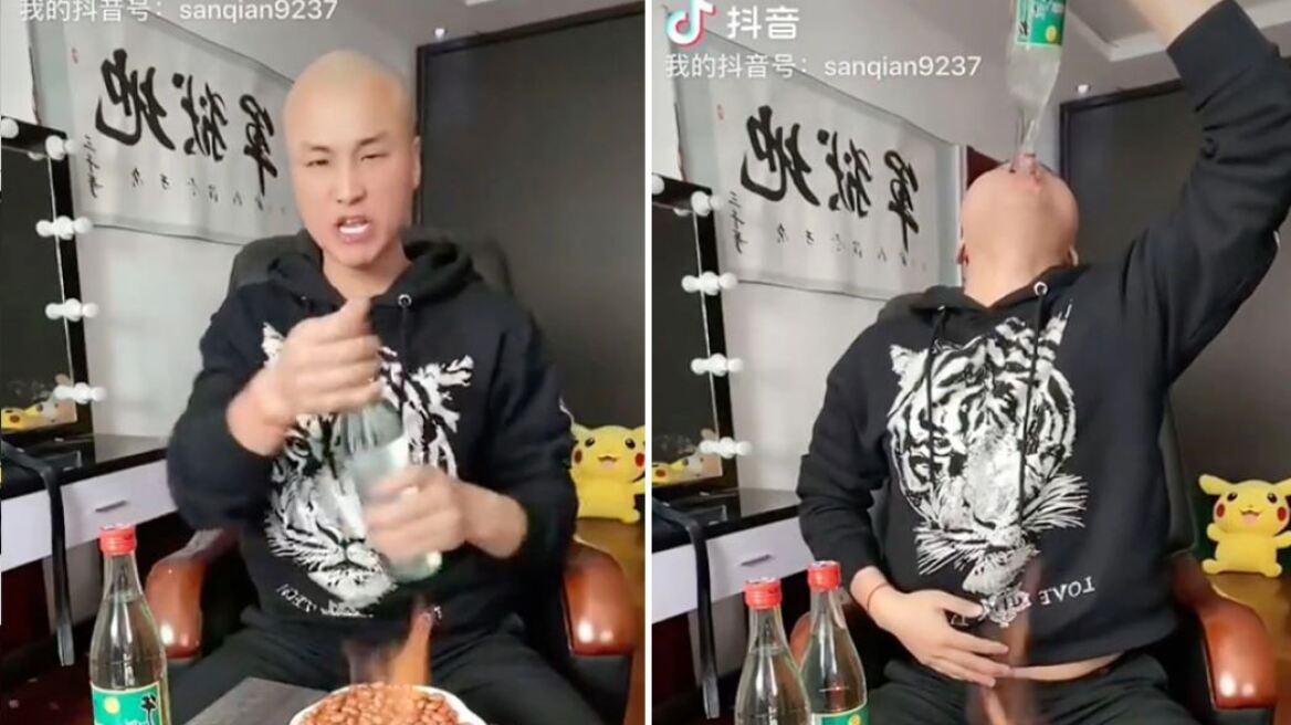 Κινέζος influencer πέθανε αφού ήπιε 7 μπουκάλια με αλκοόλ σε διαδικτυακό livestreaming challenge