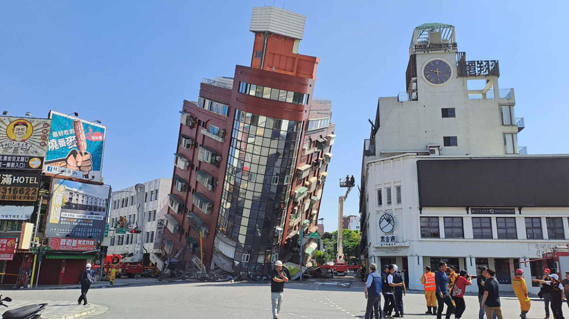 Σεισμός στην Ταϊβάν: 9 νεκροί, πάνω από 700 τραυματίες από τη δόνηση των 7,4 Ρίχτερ