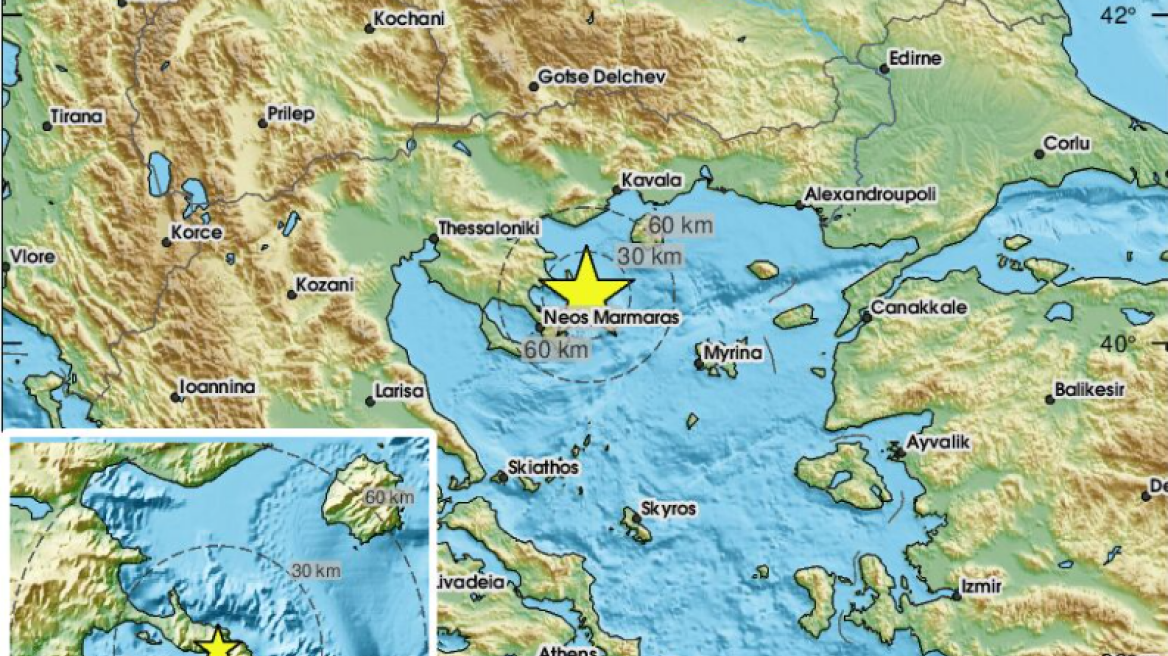 Άλλη μια σεισμική δόνηση 3,4 Ρίχτερ στο Άγιον Όρος