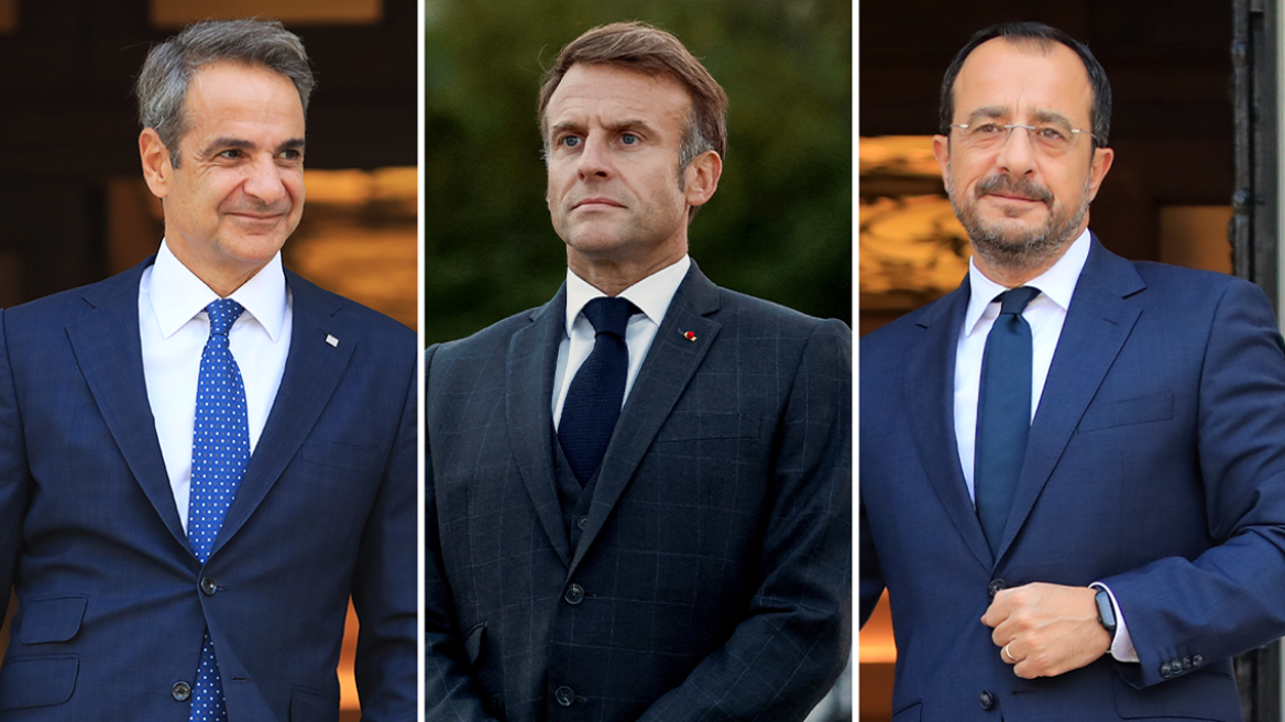 arthrou-mitsotakis-macron-xristodoulidis