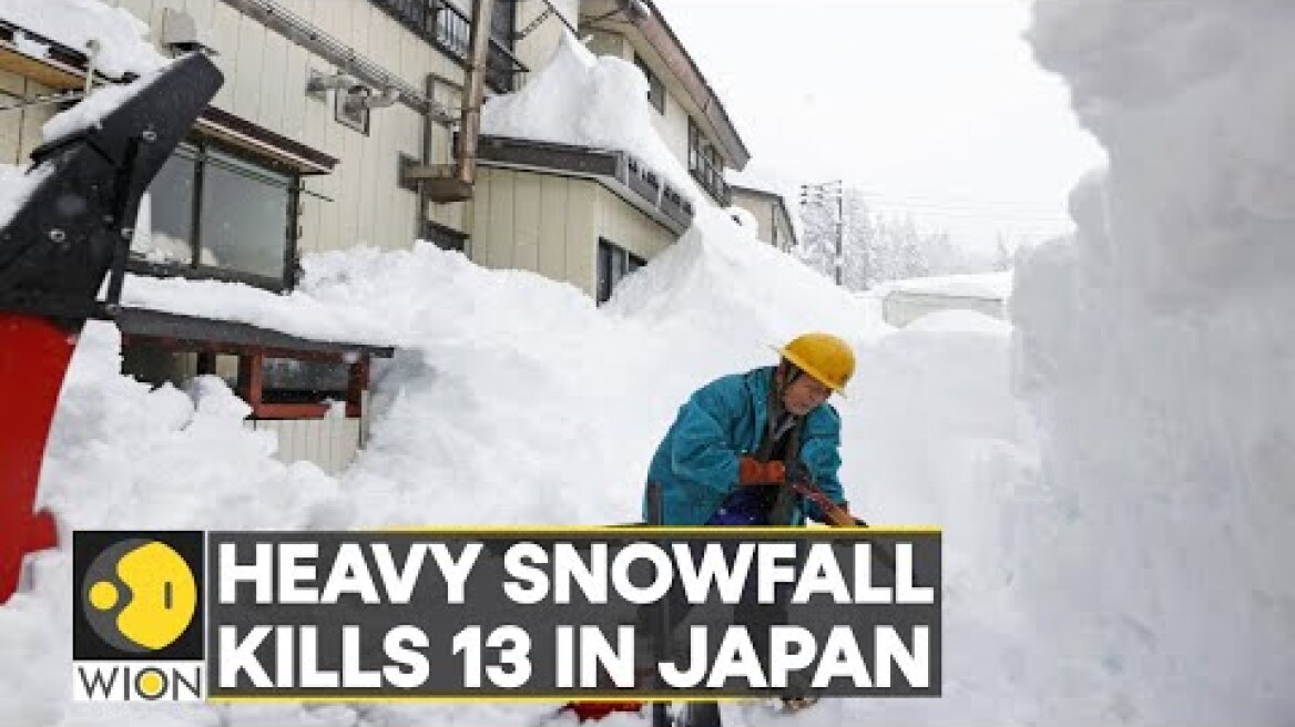 Japan: Heavy snowfall kills 13, injures 80; train and airplane services disrupted in northern Japan