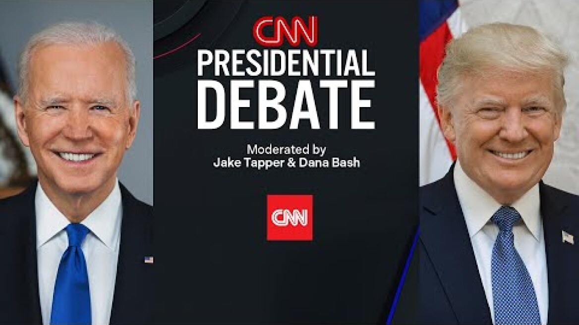 CNN Presidential Debate: President Joe Biden and former President Donald Trump