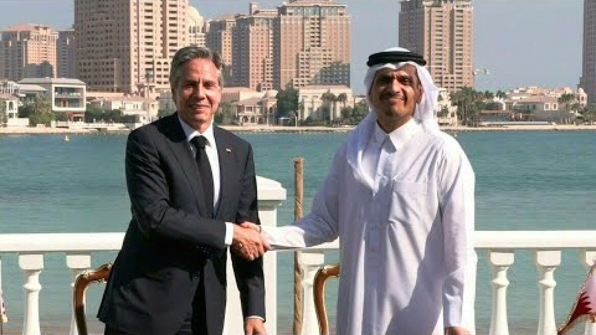 Top US diplomat Blinken and Qatar FM sign agreement as Gulf state hosts World Cup | AFP