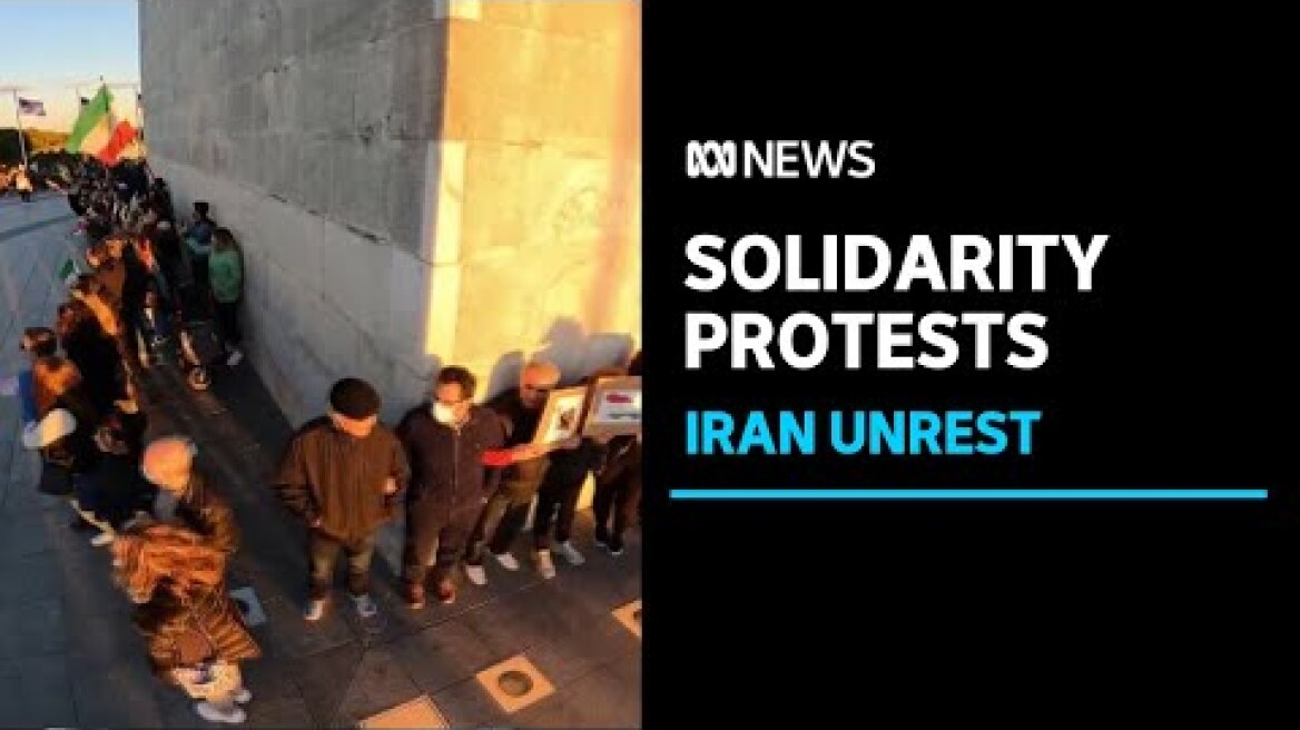 Iran unrest: Solidarity protests spread internationally | ABC News
