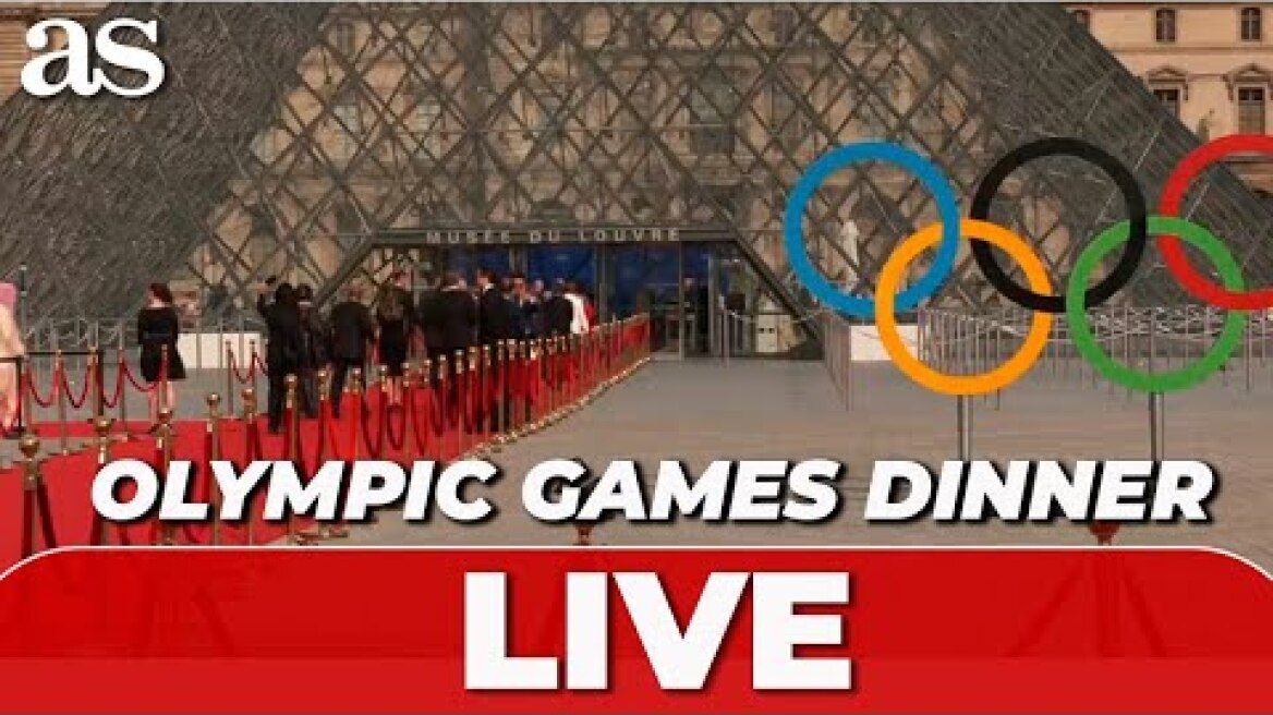 INTERNATIONAL OLYMPIC COMMITTE DINNER | MACRON and IOC President Bach attend dinner | OLYMPIC GAMES