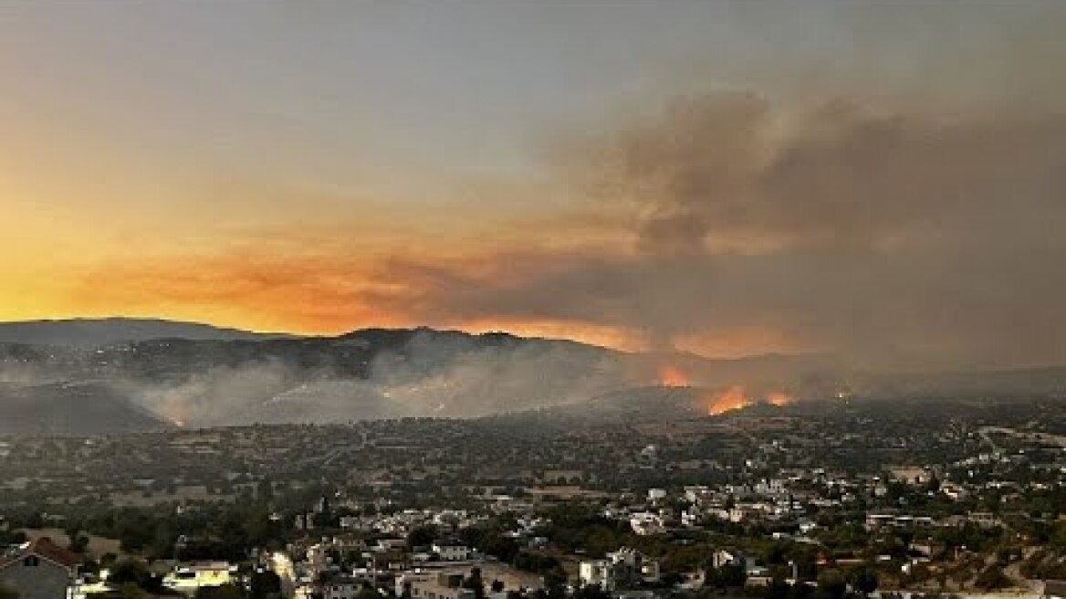 Κύπρος-Φωτιά: Κάηκαν σπίτια - Εκκενώσεις περιοχών και ενεργοποίηση του rescEU