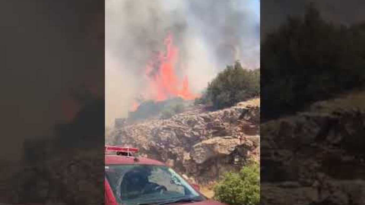 Η εικόνα της φωτιάς από το Γραμματικό (6)