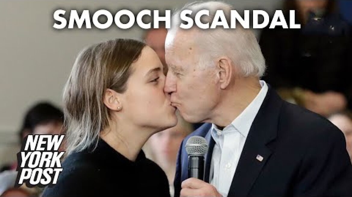 Joe Biden kisses granddaughter on lips during Iowa rally | New York Post