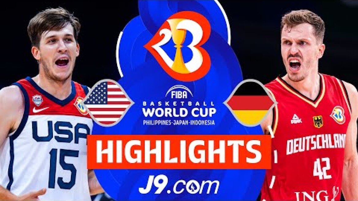 USA 🇺🇸 vs Germany 🇩🇪 | Semi-Finals | J9 Highlights | FIBA Basketball World Cup 2023