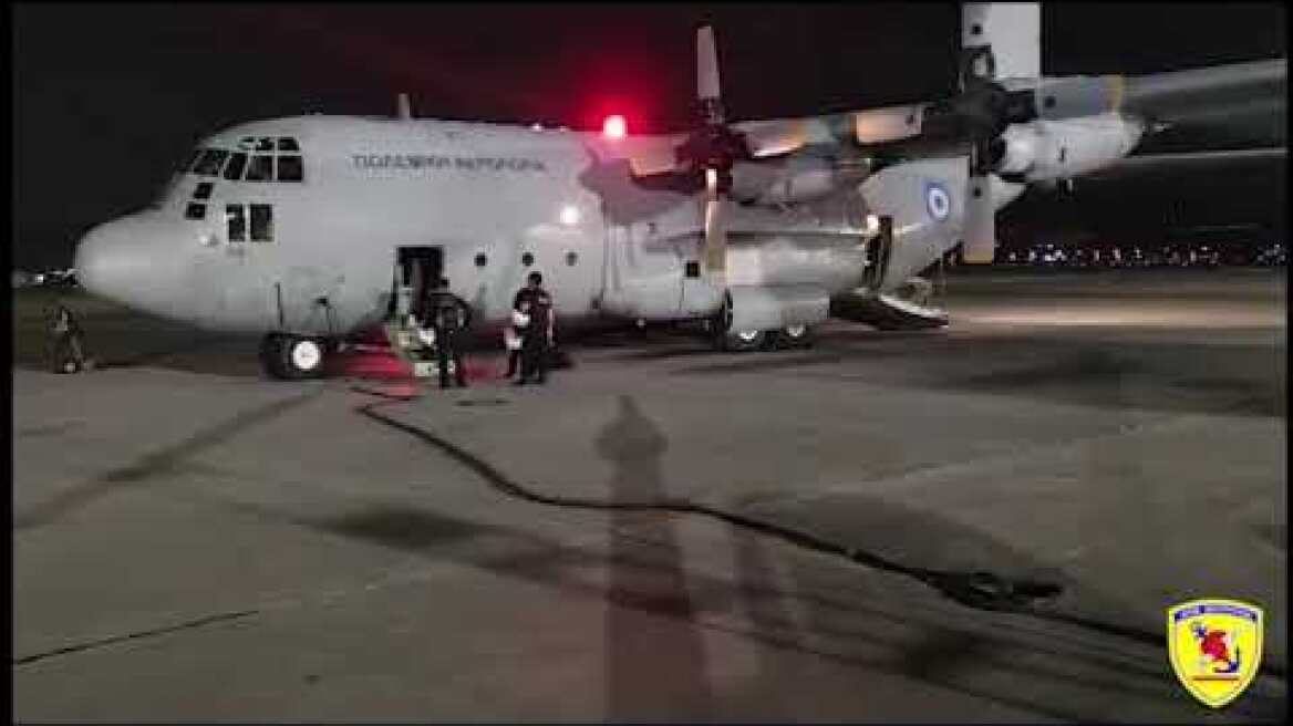 Απογείωση  C-130 προς Ρόδο