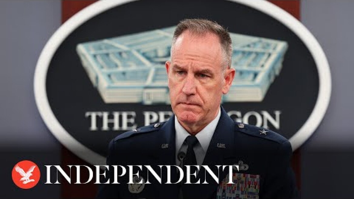Live: Pentagon briefing with Air Force Maj. Gen. Pat Ryder