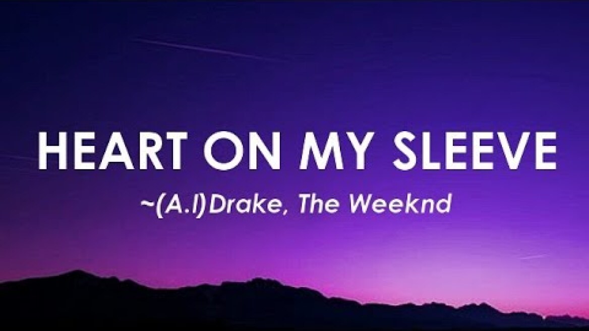 Ghostwriter - Heart on my sleeve (Lyrics) Drake & The Weeknd AI Song