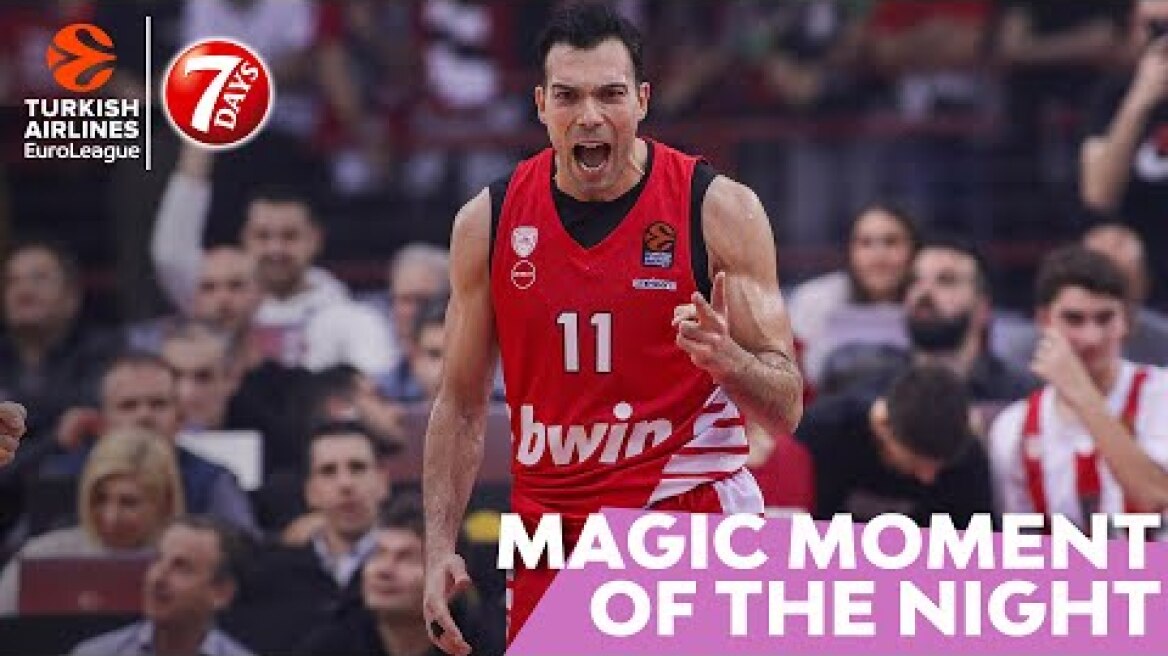 7DAYS Magic Moment of the Night: Kostas Sloukas scoops and scores!