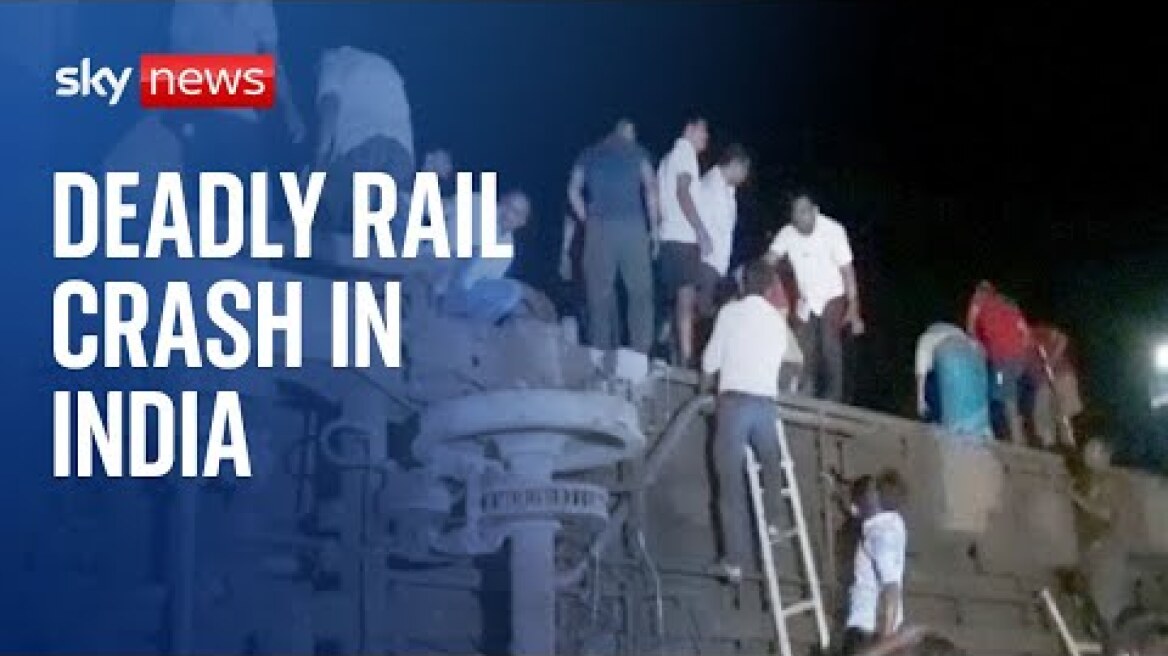 India train crash: At least 50 people feared dead and hundreds injured