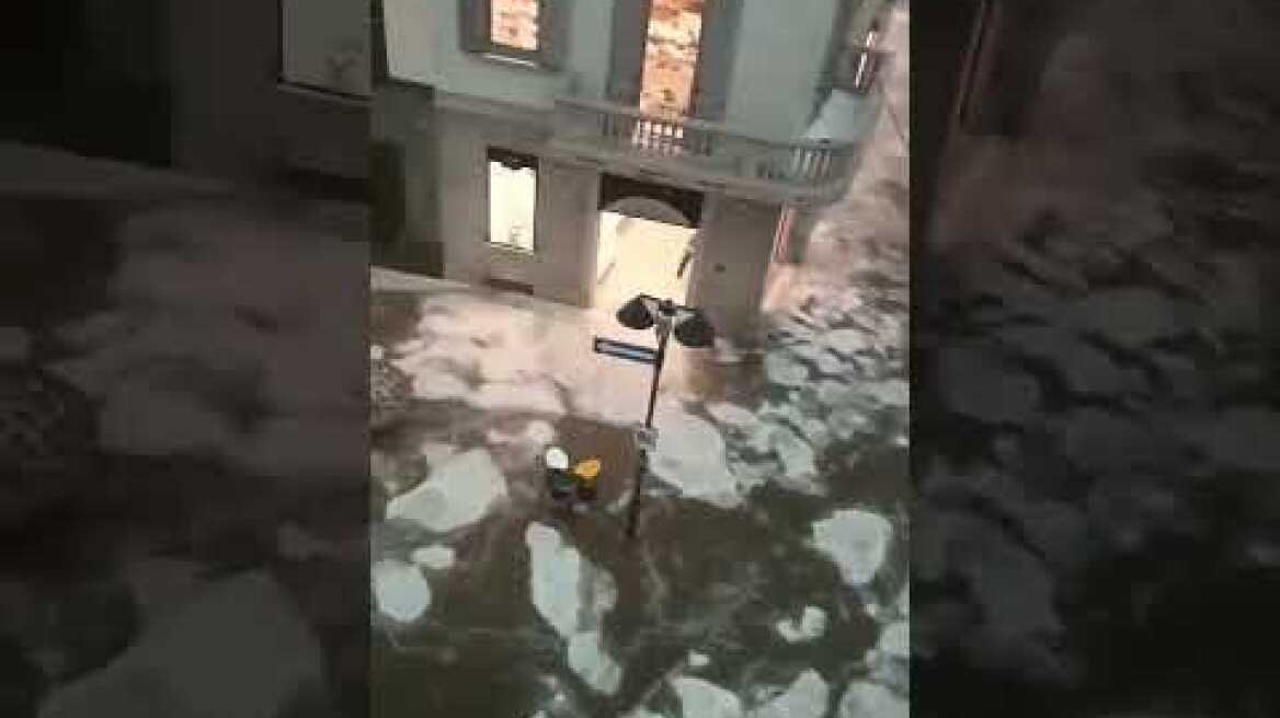 Hailstorm in Seregno, Province of Monza and Brianza, Lombardy, Italy | Bomba d’acqua su Seregno