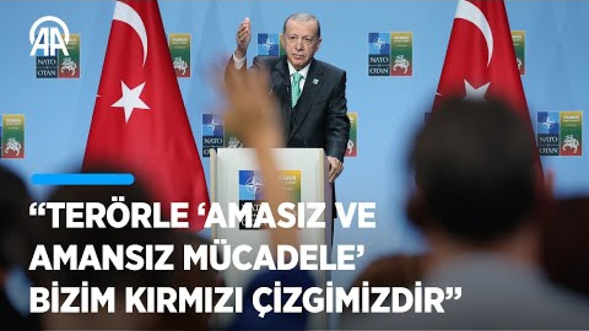 CANLI-Cumhurbaşkanı Erdoğan: Terörle 'amasız ve amansız mücadele' bizim kırmızı çizgimizdir