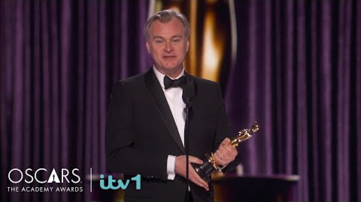Oscars 2024 | Christopher Nolan wins Best Director | 96th Academy Awards | ITV