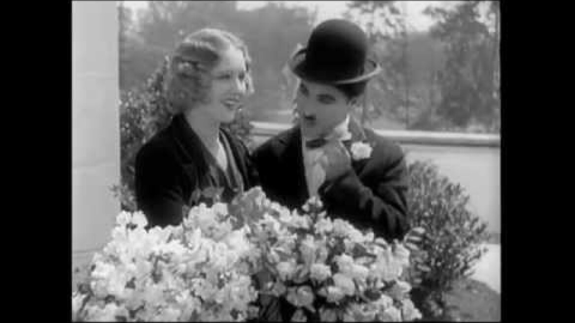 Charlie Chaplin - City Lights - Buying Flowers scene (with Virginia Cherrill)