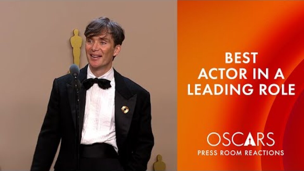 Cillian Murphy | Best Actor in a Leading Role | Oscars 2024 Press Room Speech