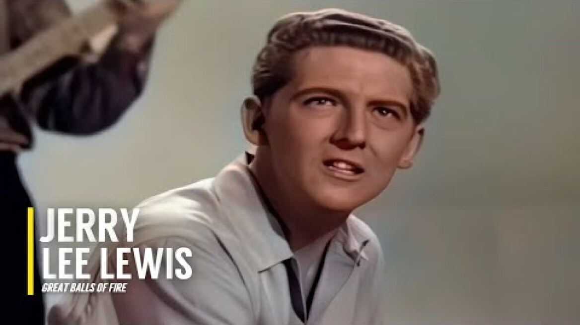 Jerry Lee Lewis - Great Balls Of Fire! (1957) 4K