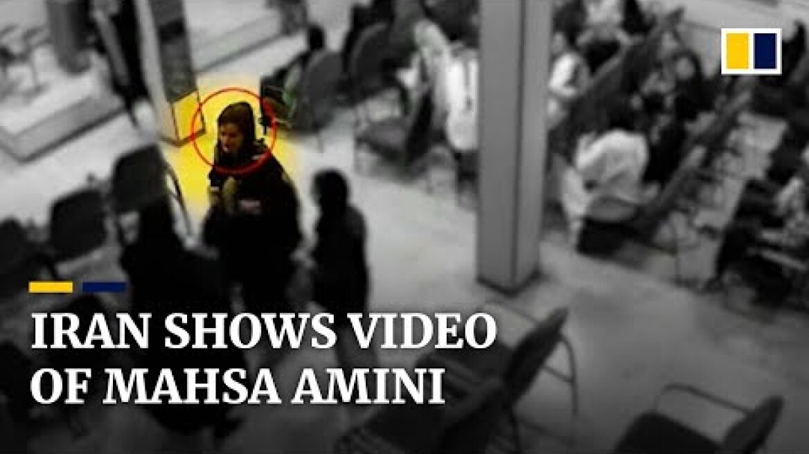 Iran says this video proves Mahsa Amini fainted in custody before her death