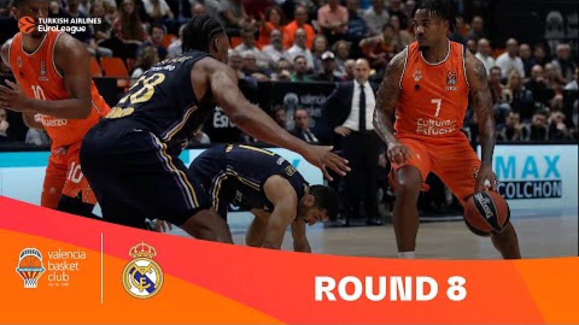 Valencia Basket-Real Madrid | Round 8 Highlights | 2023-24 Turkish Airlines EuroLeague