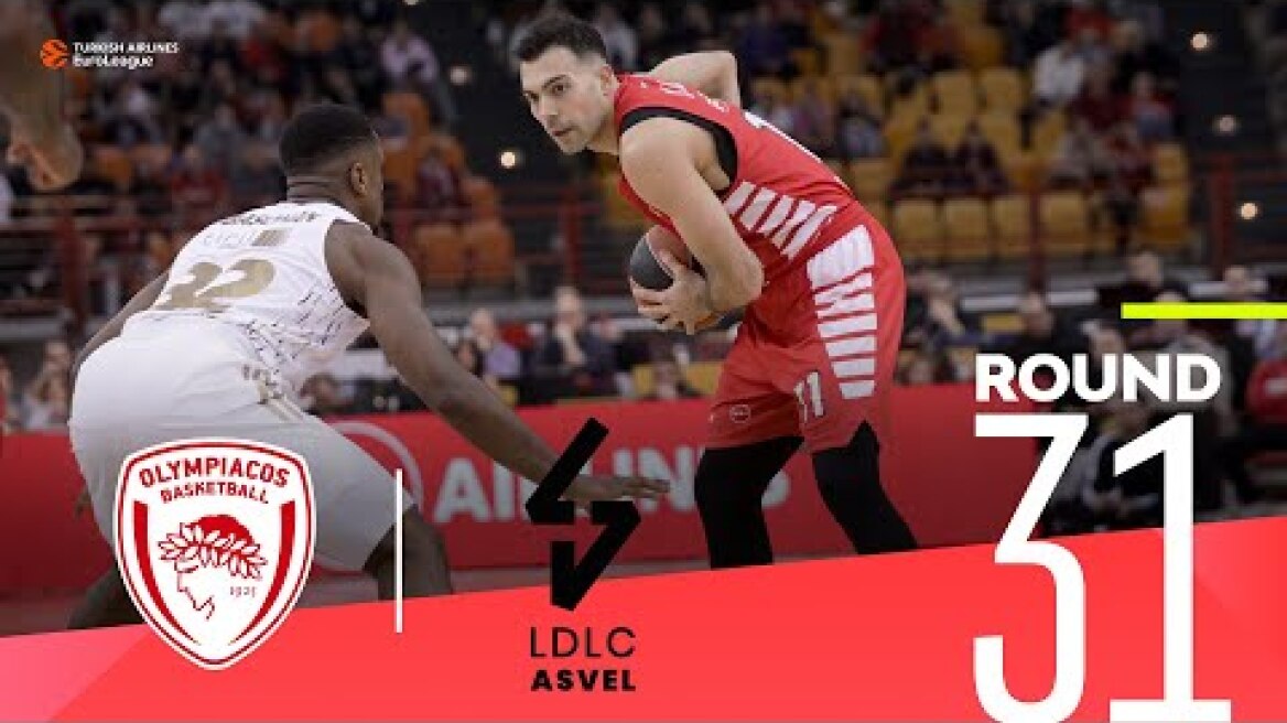 Olympiacos clinches homecourt advantage! | Round 31, Highlights | Turkish Airlines EuroLeague