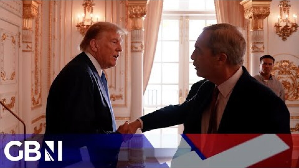 Donald Trump world EXCLUSIVE interview with Nigel Farage airs TONIGHT on GB News