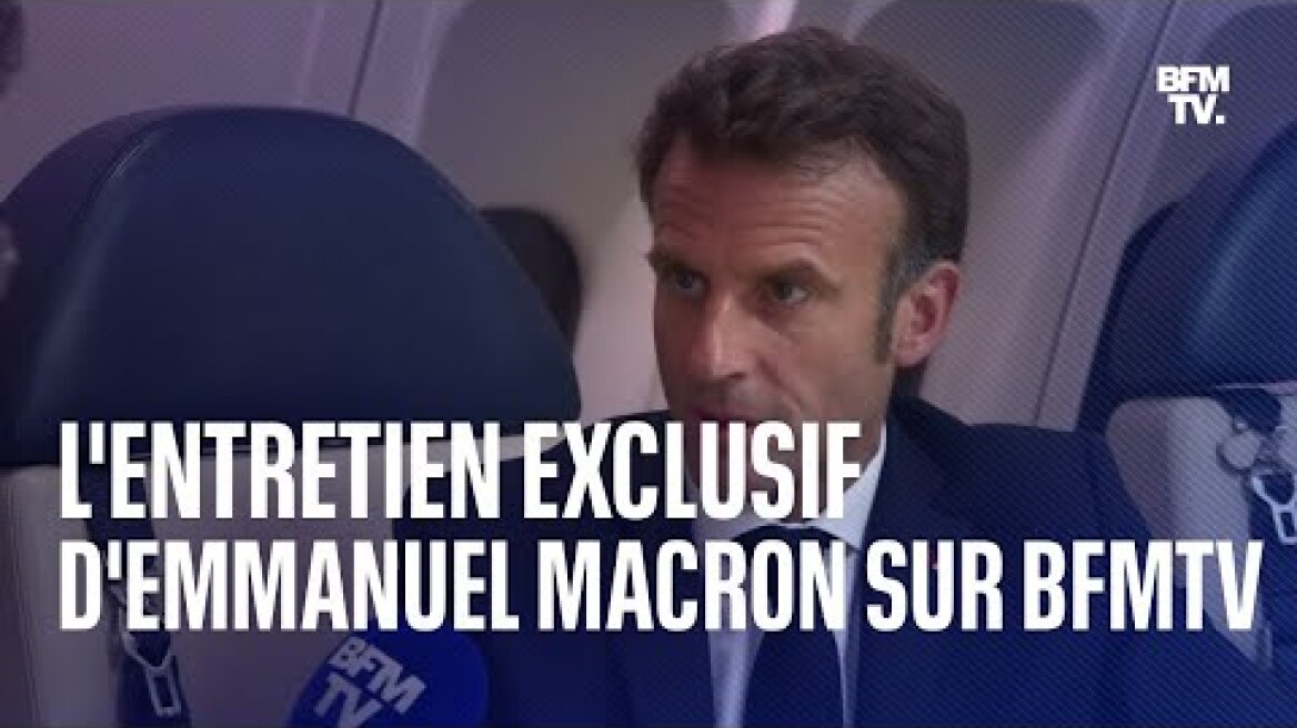 Ukraine, énergie, retraites: l`entretien exclusif d`Emmanuel Macron sur BFMTV