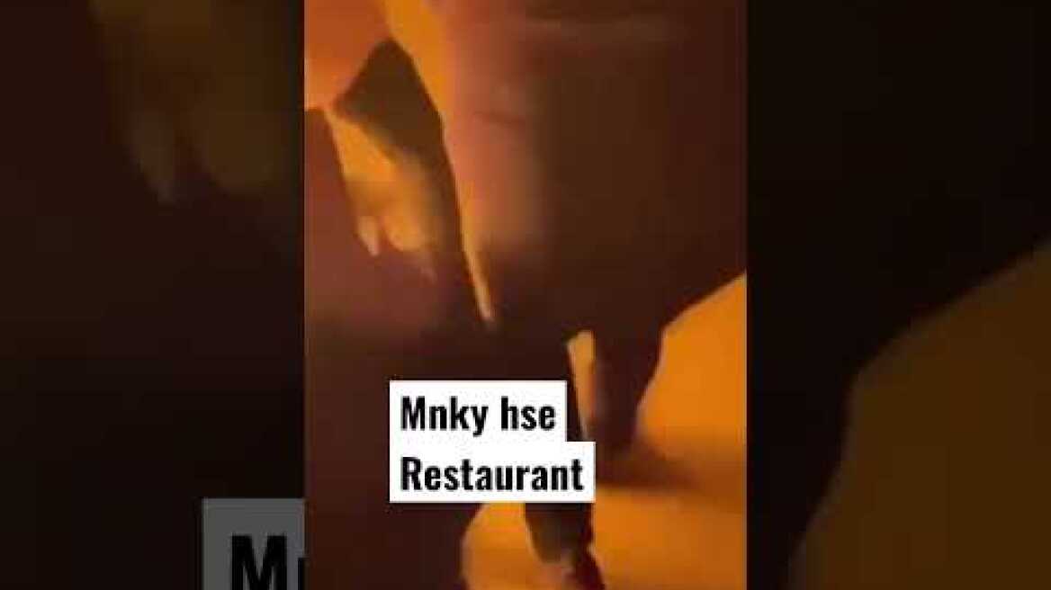 Footage of a fire that happned in Mnky hse restaurant #trending #fire #shorts #mnky #hsevideo