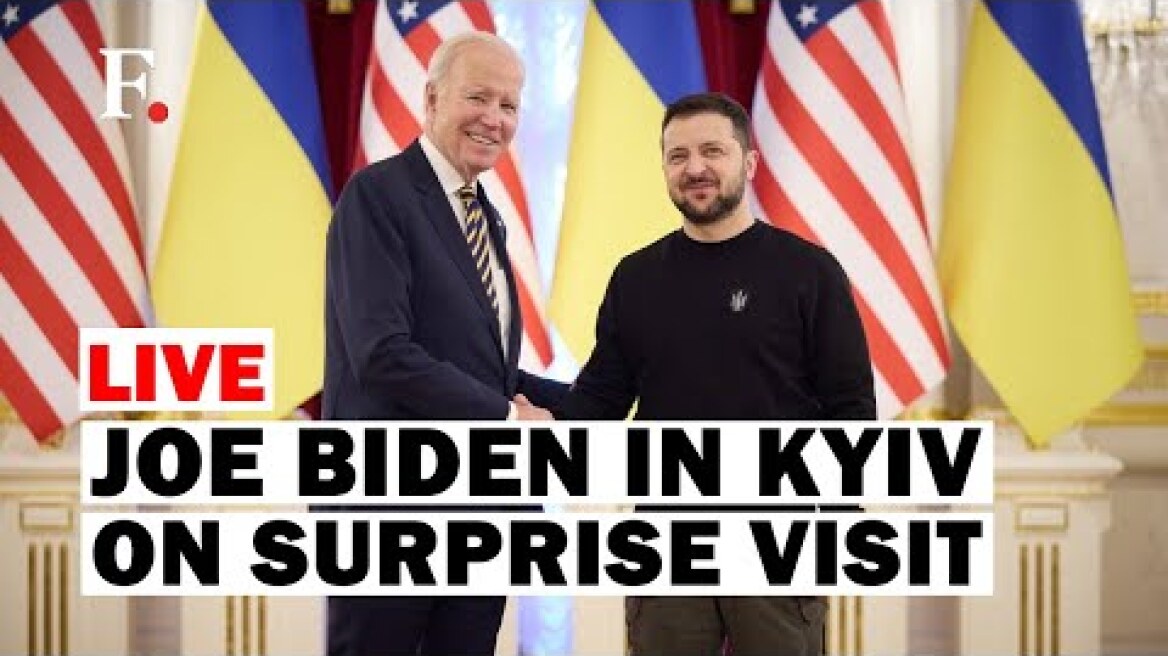 LIVE: U.S President Joe Biden Arrives in Ukraine's Kyiv on Surprise Visit, Meets President Zelensky