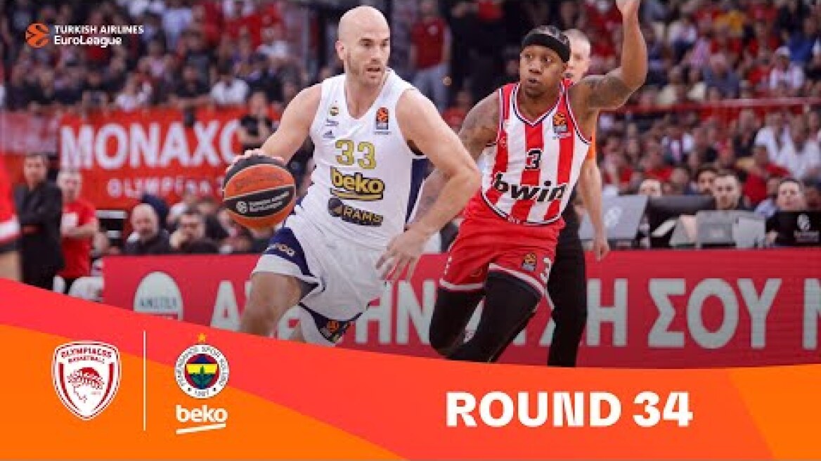 Olympiacos needed OVERTIME to defeat Fenerbahce | Highlights | 2023-24 Turkish Airlines EuroLeague