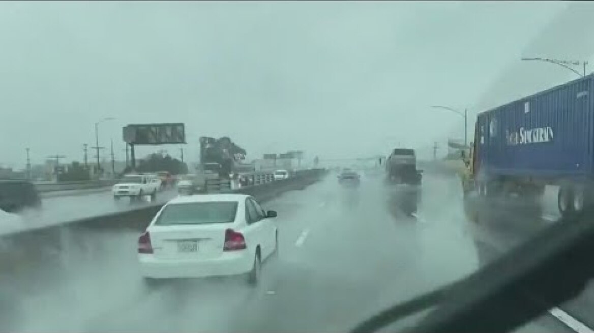 Southern California prepares for heavy rains as bomb cyclone bears down on California