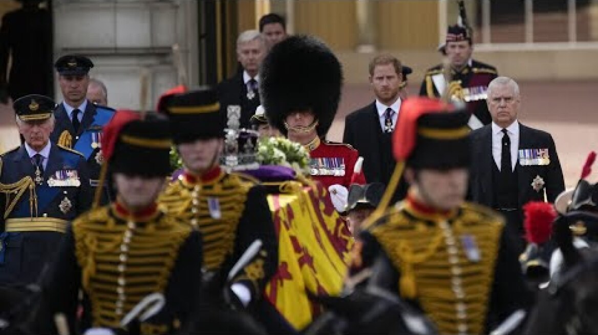 ITV News special coverage of the Queen's coffin procession to Westminster Hall